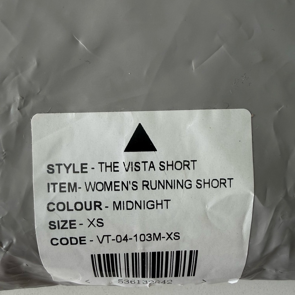 Vitality Women's Black The Vista Running Shorts New In Package Size XS - Picture 7 of 7